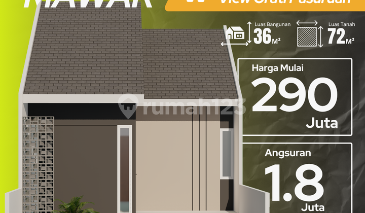 Rumah Type 36/72 Mawar Blok C9 Grati–UTJ hanya 500 ribu