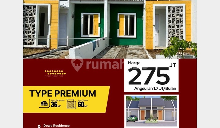 Type Premium 36/60 Blok A4 – Hunian Nyaman & Investasi Menguntungkan