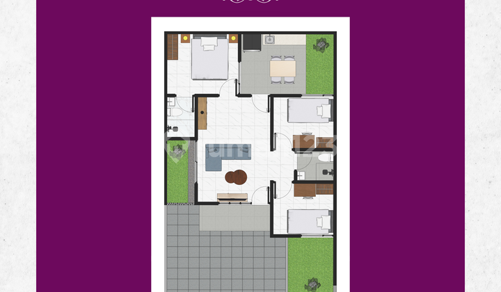 Krian House 2BR 1BT with SHM, Near Schools & Market, Around 600 Million Krian House 2BR 1BT with SHM, Near Schools & Market, Around 600 Million