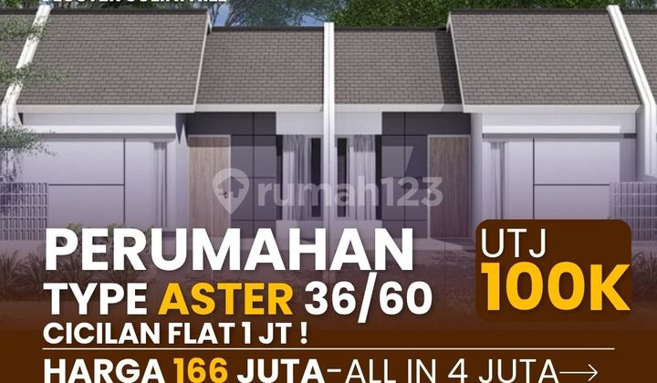 Rumah Type Aster 36/60 Blok F2 No.03 - Hunian Murah