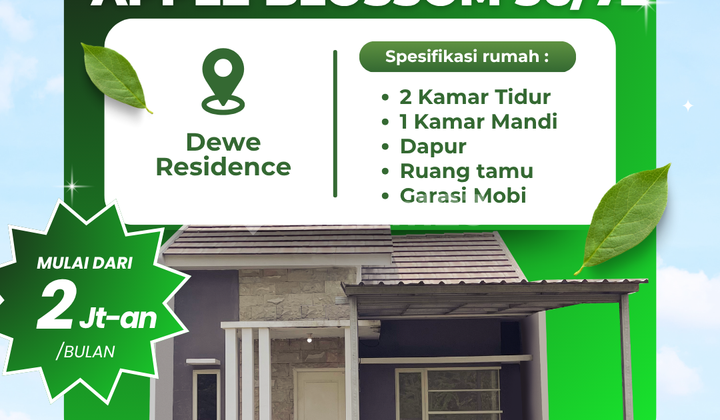 Type Apple Blossom 36/72 B1-27, Light KPR Installment Type Apple Blossom 36/72 B1-27, Light KPR Installment