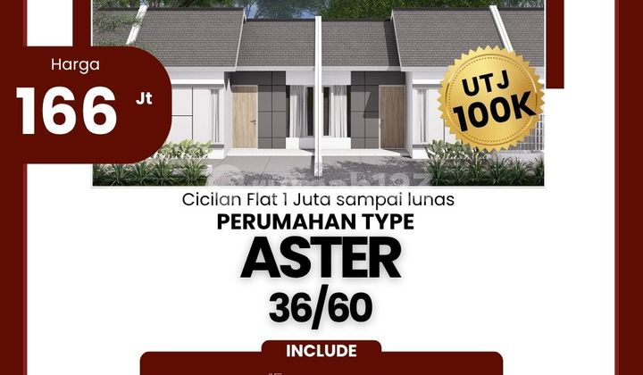 Rumah Type Rafif 34/60 Blok E4 No.07 - UTJ 100 Ribu