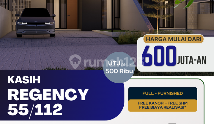Rumah Strategis di Krian, Tipe 55/112, Harga Terjangkau