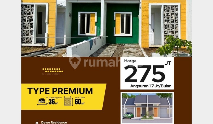 Rumah Type Premium 36/60 Blok A5 – Hunian Modern & Nyaman 