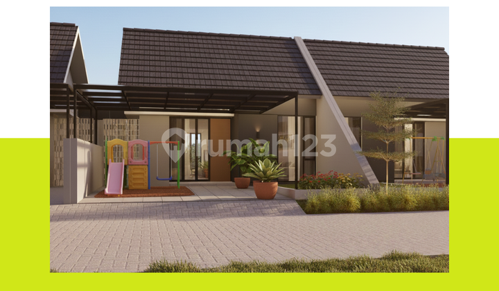 Hunian Modern Krian, Carport & Taman Pribadi, 600 Jt-an 2