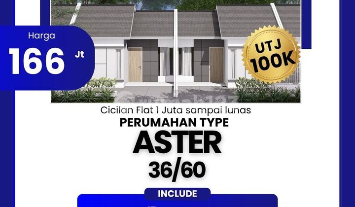 Rumah Hunian Minimalis Modern - Type Aster 36/60 Blok A11 Rumah Hunian Minimalis Modern - Type Aster 36/60 Blok A11