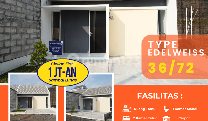 Hunian modern Edelweiss 36/66 Blok D1 No. 26 Legalitas lengkap 1