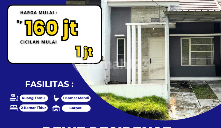Rumah Gresik Type Apple Blossom 36/72 DP 0 Cicilan Flat 10 Tahun