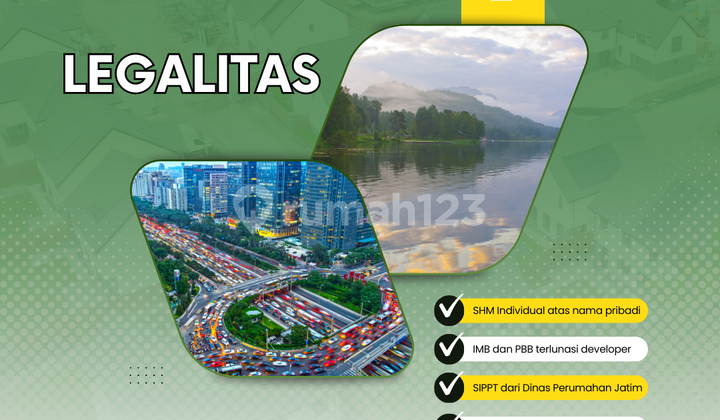 Rumah murah Type PREMIUM 36/60 Blok C16/01 – Legalitas Lengkap 