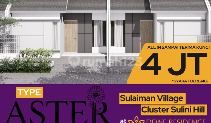 Rumah Subsidi Type Aster dekat Kawasan Industri