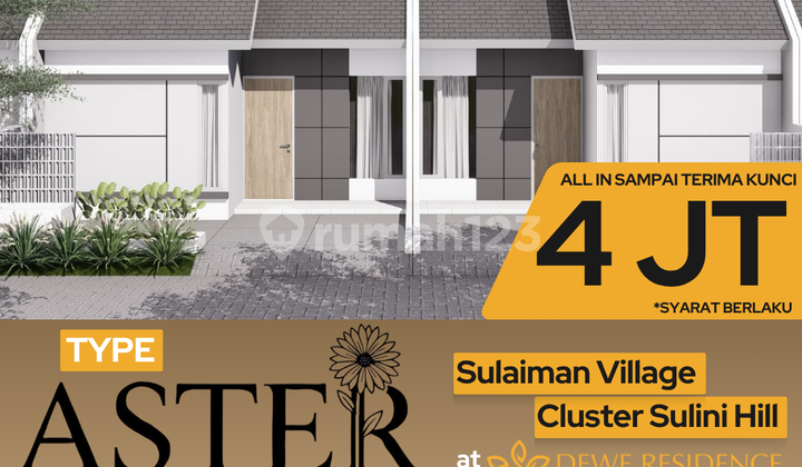 Quick Sale Aster Type House Strategic Location East Pasuruan