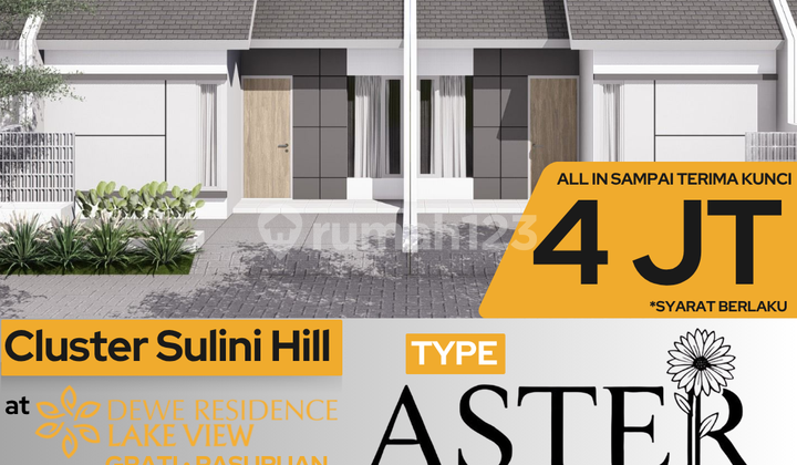Rumah Sejuk View Danau di Pasuruan Type Aster Bisa KPR Rumah Sejuk View Danau di Pasuruan Type Aster Bisa KPR