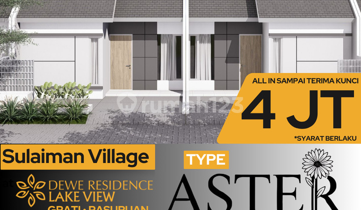 Dijual Rumah Type Aster di Pasuruan Timur Angsuran Ringan 1