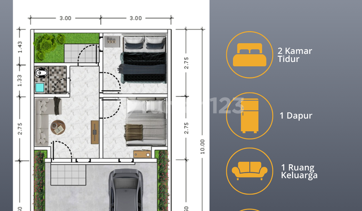 Type: Affordable Lake View House in East Pasuruan Area