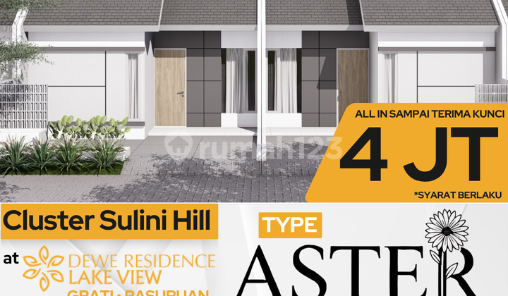 Dijual Rumah Type Aster Pasuruan View Danau,dekat akses Tol Dijual Rumah Type Aster Pasuruan View Danau,dekat akses Tol