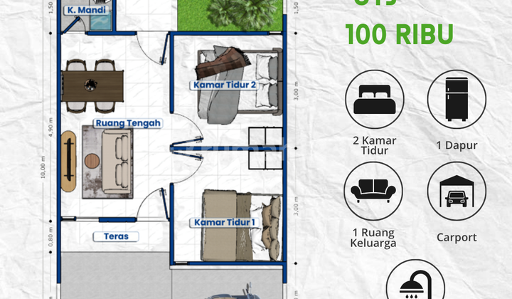 Cluster Sulini Hills Islami Grati Pasuruan, Angsuran Flat 1 Juta! 2