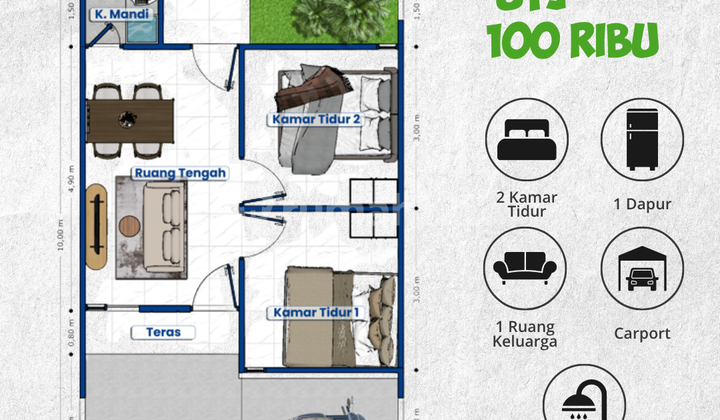 Booking 100 Ribu, Punya Rumah di Cluster Sulaiman & Sulini Hills. 2