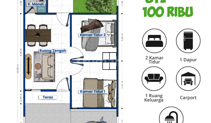 Lokasi Terbaik Grati, Cluster Sulaiman & Sulini Hills. Akses Mudah. 2