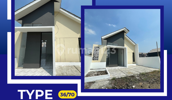 Dijual Rumah Komersil Type Rosemary 36/70 Blok D2 No. 32  –  cicilan flat 10 tahun 