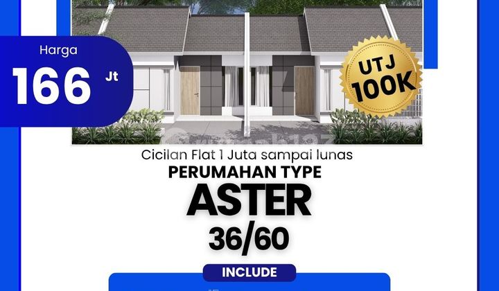 Rumah Nyaman Type Aster, Cicilan Super Ringan Rumah Nyaman Type Aster, Cicilan Super Ringan