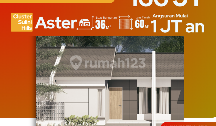 Rumah Grati Pasuruan, 166Jt, Tanpa DP, SHM Lengkap