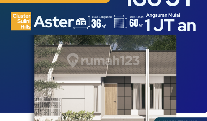 Rumah Murah Grati Pasuruan, Tipe 36/60, SHM Lengkap