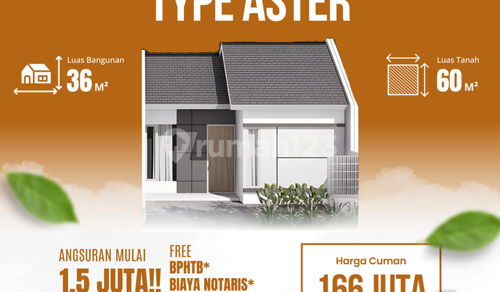 Rumah Aster Grati Pasuruan Tanpa DP, Booking 100Rb Saja Rumah Aster Grati Pasuruan Tanpa DP, Booking 100Rb Saja