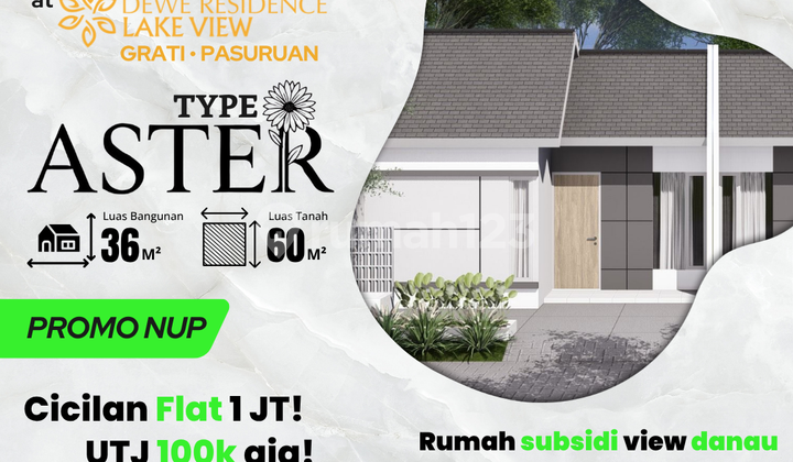 Ready-to-Occupy Aster Type House in a Strategic Location in Pasuruan