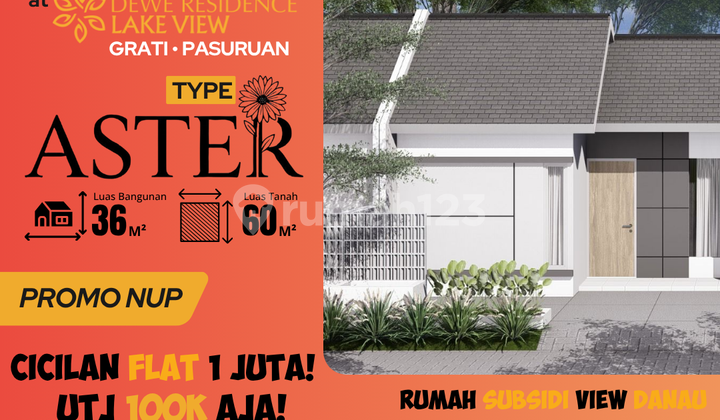 Rumah Subsidi Aster 36/60 Pasuruan - 3 Menit ke Tol Grati Rumah Subsidi Aster 36/60 Pasuruan - 3 Menit ke Tol Grati