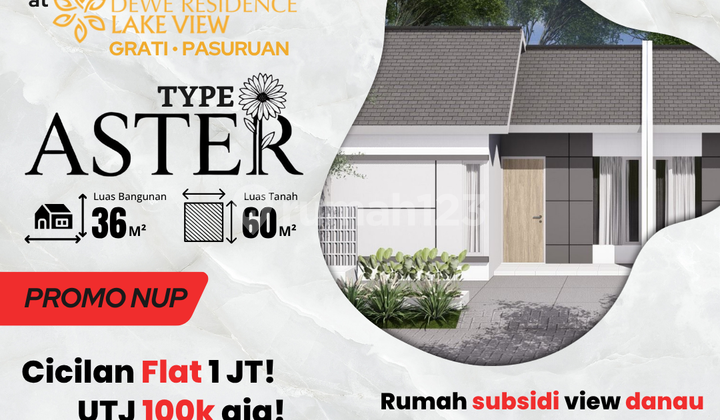 Hunian Asri Tipe Aster di Grati Pasuruan Harga 166 Jt