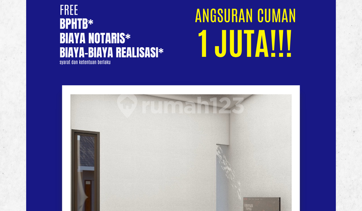 Rumah Aster 36/60 Grati Pasuruan 166 Juta Tanpa DP Booking 100Rb 2