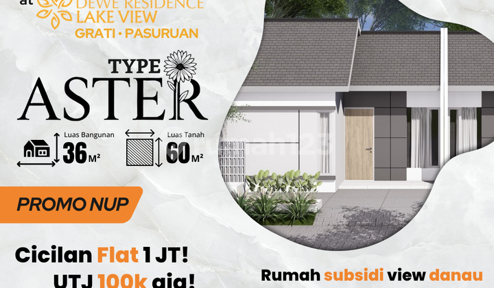 Tipe Aster 36/60 All In 4 Jt, Siap Terima Kunci