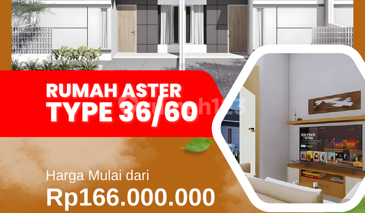 Hunian Aster 36/60 Grati, Cicilan 1 Juta, Proses Cepat Hunian Aster 36/60 Grati, Cicilan 1 Juta, Proses Cepat