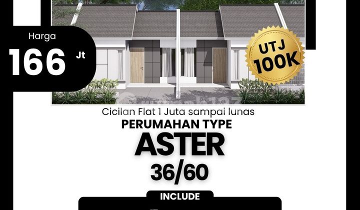 Rumah Minimalis Type Aster, UTJ 100rb Rumah Minimalis Type Aster, UTJ 100rb