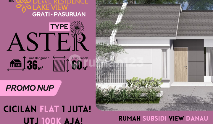 Promo Rumah Murah Tipe Aster 36/60 Cocok untuk Keluarga Promo Rumah Murah Tipe Aster 36/60 Cocok untuk Keluarga
