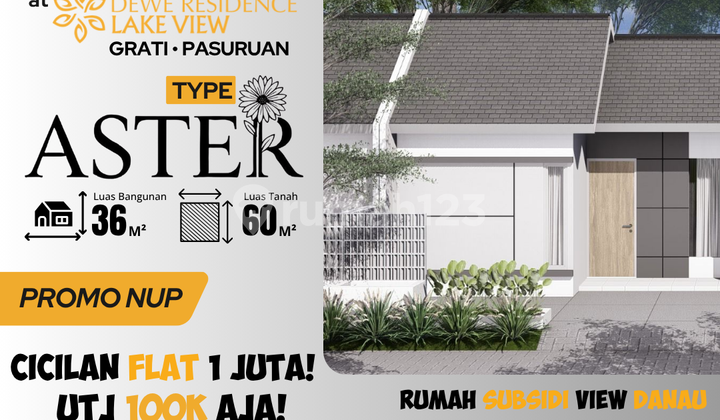 Hunian Aster Dekat Tol Grati, Harga Mulai 166 Jutaan