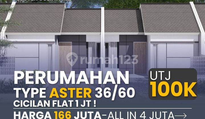 Rumah Impian Type Aster, Cicilan Hanya 1 Juta Rumah Impian Type Aster, Cicilan Hanya 1 Juta
