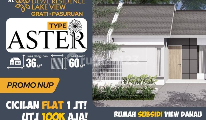 Rumah Modern Type Aster, Cicilan Terjangkau Rumah Modern Type Aster, Cicilan Terjangkau