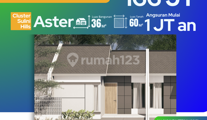 Aster House with SHM, Light Installments of 1 Million, Booking Fee 100 Thousand