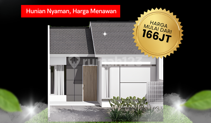 Rumah Modern Grati Pasuruan 36/60 166Jt, Tanpa DP, Booking 100Rb