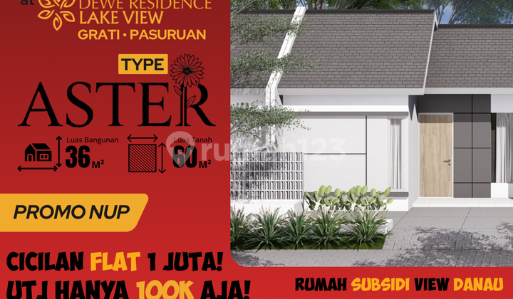 Hunian Type Aster, Cicilan Ringan Bikin Tenang