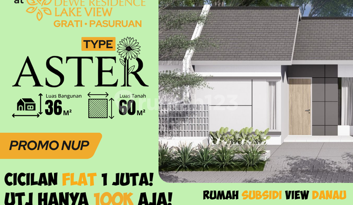 Minimalist House for Sale Aster 36/60 Pasuruan 1