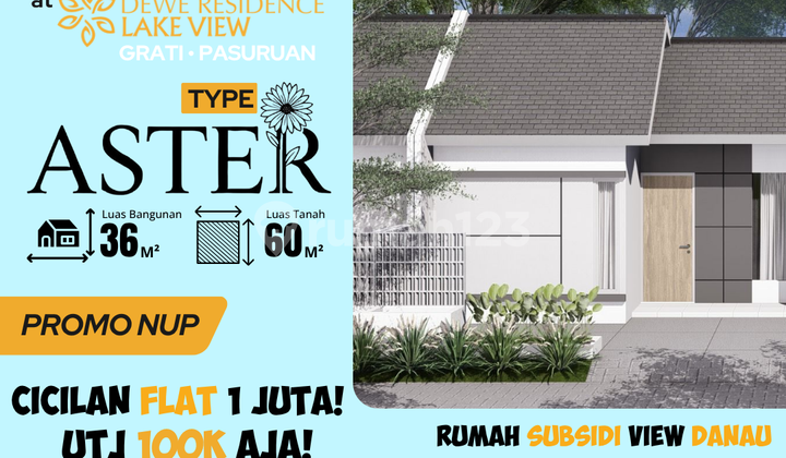 Hunian Type Aster 36/60, All In 4 Juta Sampai Terima Kunci 