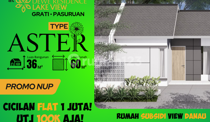 Rumah Aster Pasuruan, UTJ 100K dan Cicilan Flat Sampai Lunas Rumah Aster Pasuruan, UTJ 100K dan Cicilan Flat Sampai Lunas