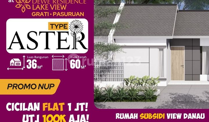 Hunian Aster, UTJ 100rb, Angsuran Ringan