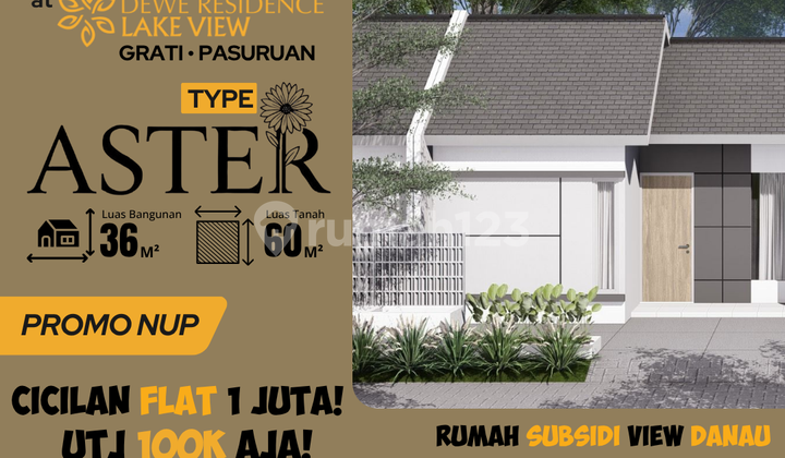 Promo Rumah Aster 36/60 Legalitas Lengkap & Aman Lokasi Strategis