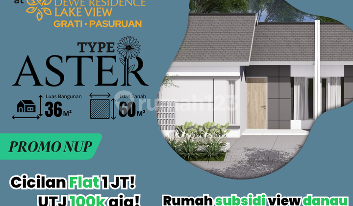 Hunian Modern Tipe Aster Cicilan Ringan 1 Jt-an