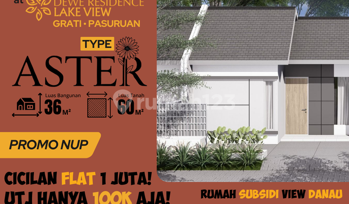 Aster 36/60 Subsidized House in Pasuruan - Ideal for Young Families