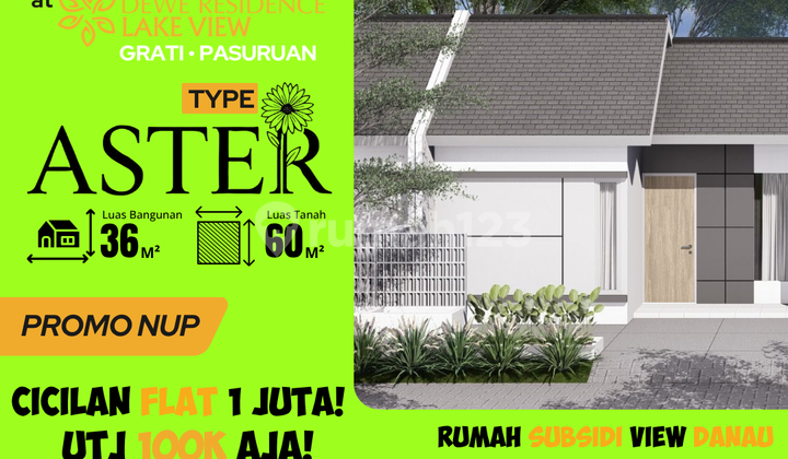 Rumah Dijual Aster 36/60 Pasuruan, DP 0% 1