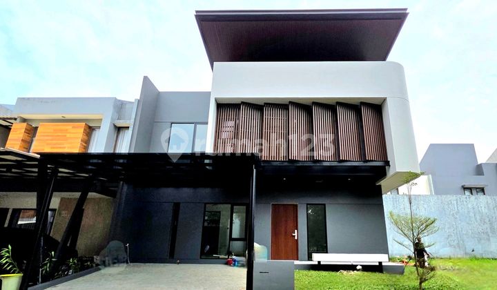 Bangunan Mandiri Contemporary Tropical Di Eminent Bsd Bangunan Mandiri Contemporary Tropical Di Eminent Bsd